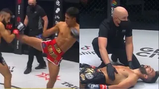 (WOW) SUPERBON BANCHAMEK KNOCKS OUT GIORGIO PETROSYAN!