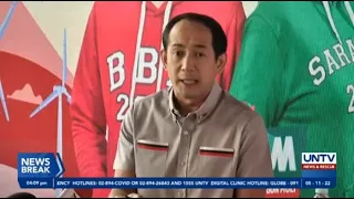 Atty. Vic Rodriguez, spokesperson of Bongbong Marcos Jr., holds press conference