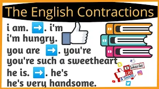 English Contractions Every Intermediate Learner Must Know || Speak Fluent English.