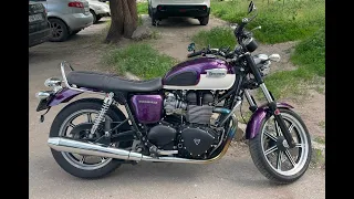 Triumph Bonneville SE. Начало сезона 2024г. Первый выезд, опасные моменты уже в первый день!