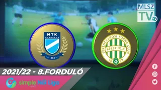 MTK Budapest - FTC-Telekom | 1-7 | Simple Női Liga | 08. forduló | MLSZTV