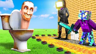 REALISTIC SKIBIDI TOILETS vs The Most Secure Minecraft House!