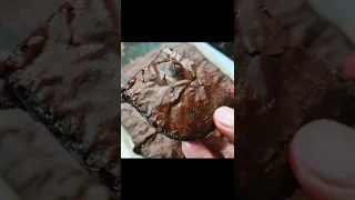 AIRFRYER FUDGY BROWNIES | CHEWY BROWNIES AIRFRIED #shorts