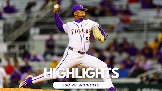 LSU Defeats Nicholls, 9-0, Midweek Matchup