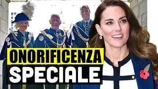 ULTIM’ORA RE CARLO CONFERISCE UN’IMPORTANTE ONORIFICENZA A KATE: GRANDE COMMOZIONE