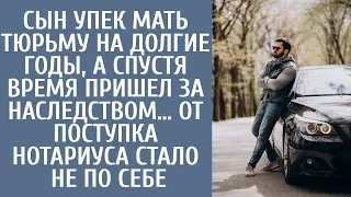 Сын упек мать тюрьму на долгие годы, а спустя время пришел за наследством… Нотариус шокировал