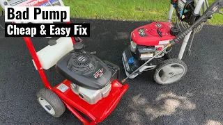 Two Bad Pumps - Pressure Washer Pump Replacement