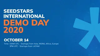 Seedstars International Demo Day 2020 (WEST)