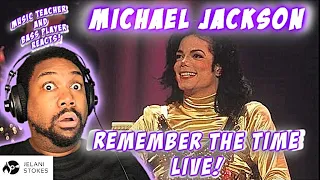 Remember The Time  Michael Jackson Reaction - Music Teacher Bass Player