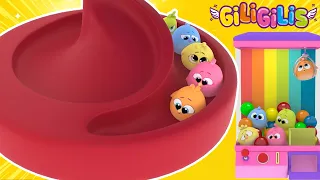 Slide Fun with angry birds | Cartoons & Baby Songs by Giligilis | Popular Nursery Rhymes for Kids
