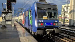 [RER C] Départ de Z 20500 Transilien de la gare de Juvisy