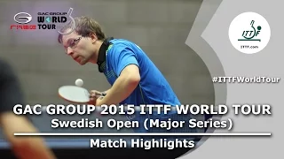 Swedish Open 2015 Highlights: AKERSTROM Fabian vs KARAKASEVIC Aleksandar (Pre)