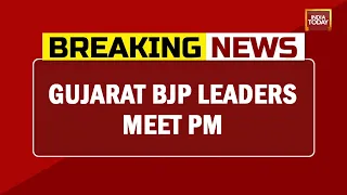 Gujarat BJP Leaders Meet Prime Minister Modi At His House, CM Bhupendra Patel, Amit Shah At Meet