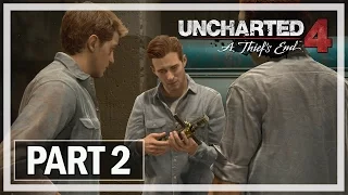 Uncharted 4: A Thief's End Walkthrough Part 2 Prison Break - Let's Play Gameplay