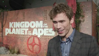 Kingdom Of The Planet Of The Apes: Owen Teague "Noa" Red Carpet Interview | ScreenSlam