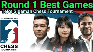 Erigaisi , Keymer, Kioobov , Abdusattorov | TePe Sigeman Chess Tournament Round 1