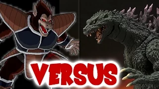 Oozaru Raditz vs Godzilla 2000 ( 大猿 ラディッツ VS  ゴジラ2000 )