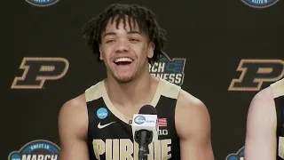 Purdue press conference after thrilling Sweet 16 win over Tennessee