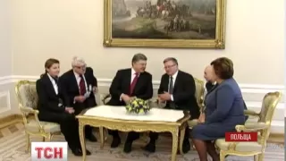 Президент України Петро Порошенко налагоджує стосунки з Польщею