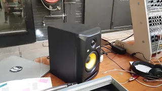 KRK ROKIT 5 Monitor waving on Low Freqs @ Dutch Modular Fest 2018, The Hague, NL