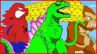 Spider Godzilla vs Evolution of BLUE SHIN GODZILLA | Size Comparison - Coffin Dance Meme Cover