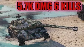 World of Tanks Object 703 II 5.7K Damage 6 Kills Steppes