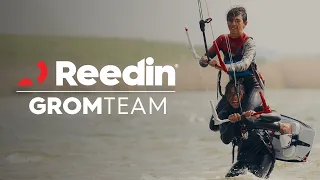 Reedin GROM team kitesurfing coach event