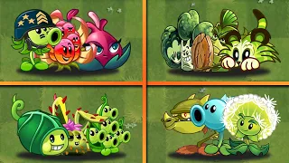 Random 4 Team Plants PEA x Defense Battlez - Which Team Will Win? - PvZ 2 Team Plants vs Team Plants