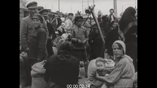 Samara Market in the USSR, 1920s - Archive Film 1062236