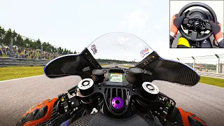 🏍️ MotoGP 22 - Grand Prix of Finland KymiRing - YAMAHA Fabio Quartararo - Steering Wheel GamePlay