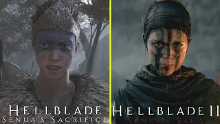 Hellblade vs Hellblade 2 Early Graphics Comparison - Unreal Engine 4 vs Unreal Engine 5