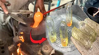 How Perfumes Glass Bottles Are Made In Factory/Mass Production Process