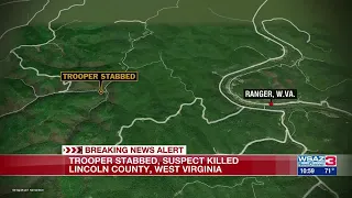 WVSP trooper stabbed, suspect dead in Lincoln County incident