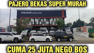 PAJERO SPORT BEKAS HANYA 25 JUTA HARGA MOBIL BEKAS DI SHOWROOM WILIAM MOBILINDO BEKASI