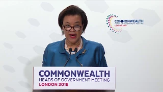 Secretary-General Patricia Scotland speech at the concluding press conference of CHOGM