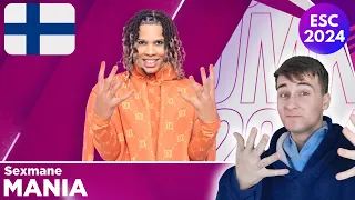 MANIA - Sexmane Reaction UMK 2024 🇫🇮 | Finland Eurovision