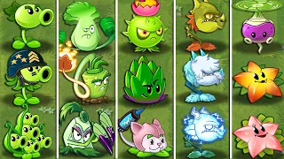 Pvz 2 Discovery - Every Plant Evolution NOOB - PRO - HACKER - GOD!