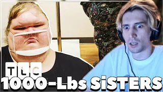 xQc Reacts To: "Tammy's Weight Rises Above 600lbs Worrying Brother Chris | 1000-Lbs Sisters"