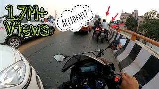 ACCIDENT Happened While StreeT Racing | Duke 200 vs R15 V3 | Extreme Traffic Filter