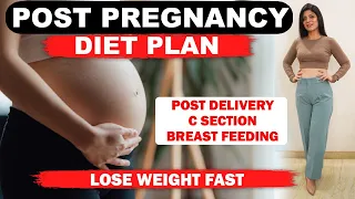 Post delivery Diet Plan To Lose Weight Fast In Hindi 2024  | Dr.Shikha Singh