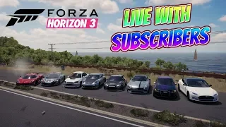 FORZA HORIZON 3 LIVE WITH OR4NG4 SKY AND SUBSCRIBERS come join and have some fun