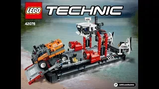 Lego Instructions 42076   Technic   Hovercraft    2018