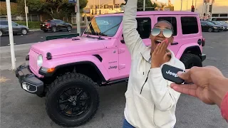 SURPRISING HER WITH A BRAND NEW JEEP WRANGLER! *PRICELESS REACTION*