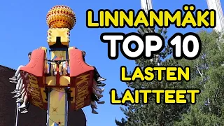 Linnanmäki TOP 10 Lasten Laitteet 2024  (4K)