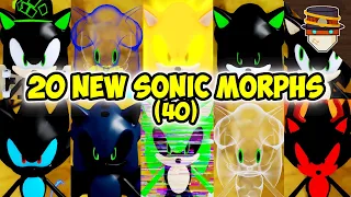 How to get ALL 20 NEW SONIC MORPHS in Find the Sonic Morphs (40) | Roblox