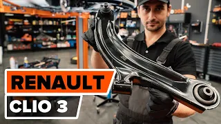 How to change front control arm on RENAULT CLIO 3 [TUTORIAL AUTODOC]