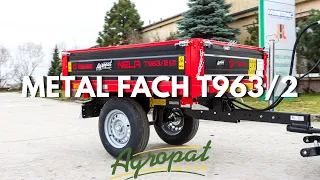METAL FACH 963/2 - Príves s technickým preukazom za malotraktor