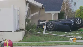 Woman Killed, 2 People Injured After Car Slams Into Simi Valley Home