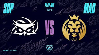 SUP vs. MAD - Game 5 | Play-In Knockouts Day 1 | 2020 World Championship