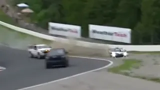 Philipp Eng Almost Hits Safety Truck - 2023 Chevrolet Grand Prix